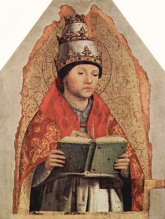 圣格雷戈里 St. Gregory (c.1472; Italy                     )，安东内洛·德·梅西纳