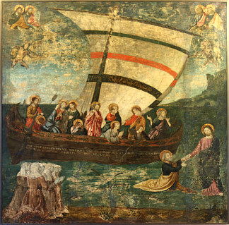 宇宙飞船 La Navicella (c.1485)，安东尼亚佐·罗马诺