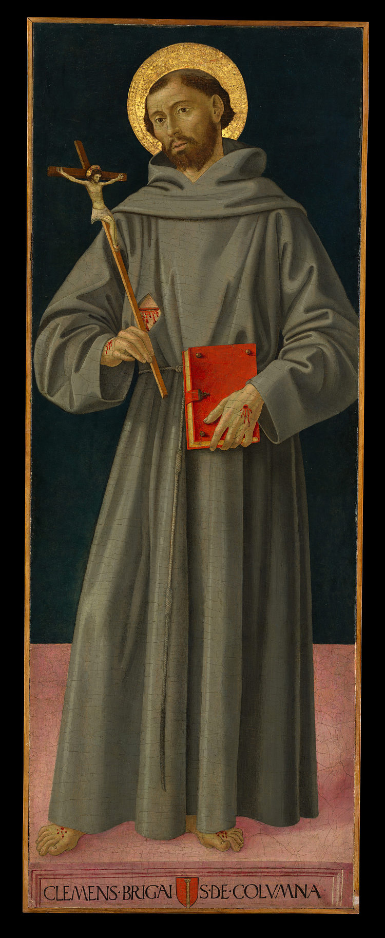 阿西西的圣弗朗西斯 Saint Francis of Assisi (c.1480 - c.1481)，安东尼亚佐·罗马诺