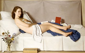 裸体与鲜花 Nude with flowers (1947)，安东尼奥·布埃诺