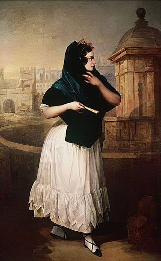 伯爵夫人的肖像 Portrait of a Contessa，安东尼奥·卡布拉尔·贝哈拉诺
