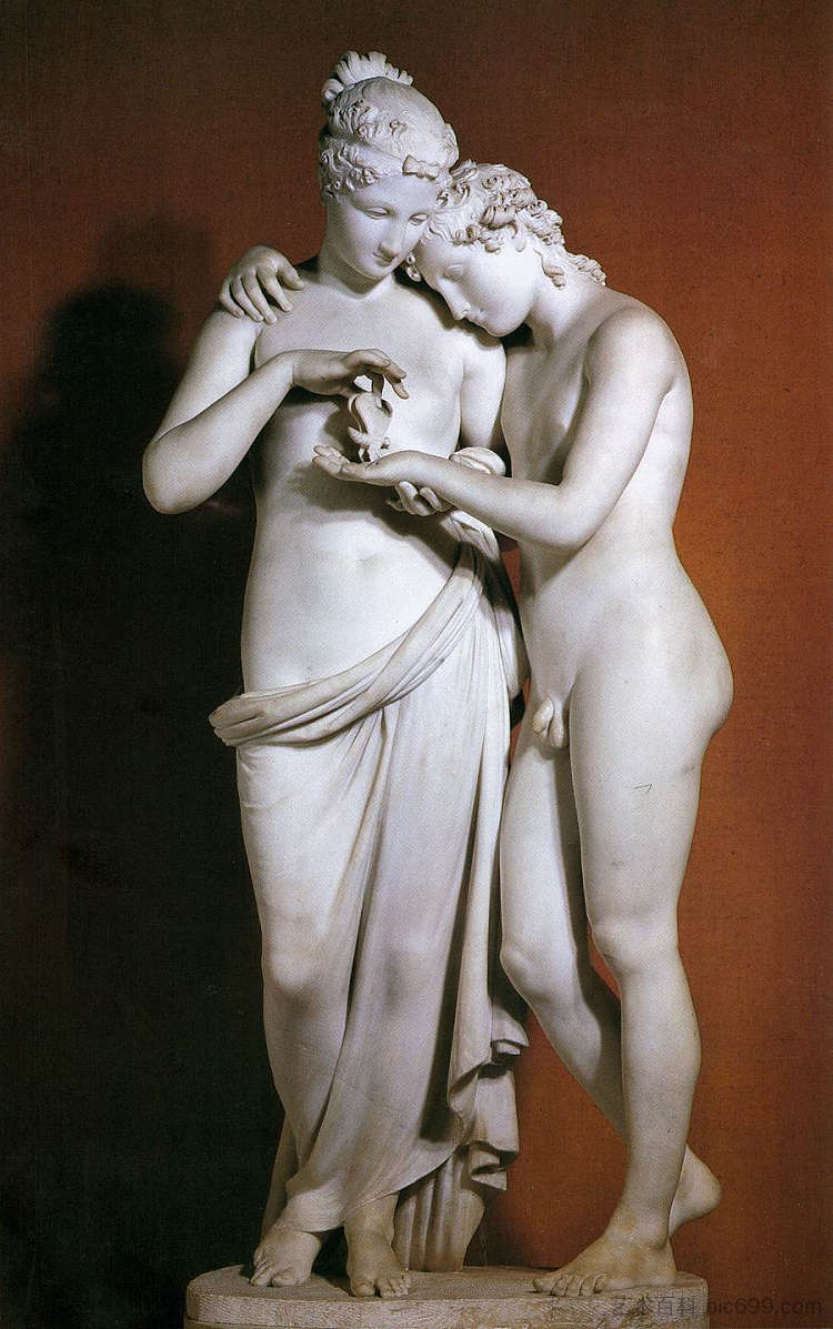 丘比特和普赛克 Cupid and Psyche (1800)，安东尼奥·卡诺瓦