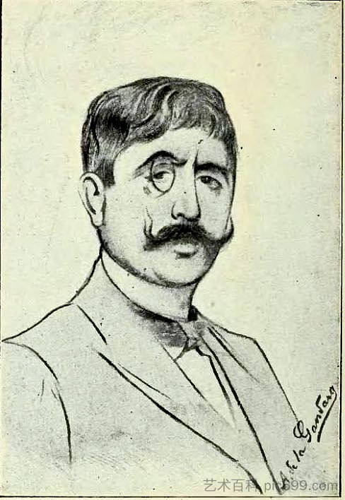 希腊象征主义诗人让·莫雷亚斯 Greek Symbolist Poet Jean Moréas,安东尼奥·德拉甘达拉