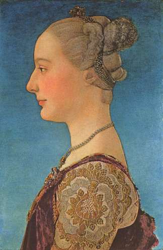 一个女人的肖像 Portrait of a Woman (c.1475)，安东尼奥·德尔·波莱奥洛