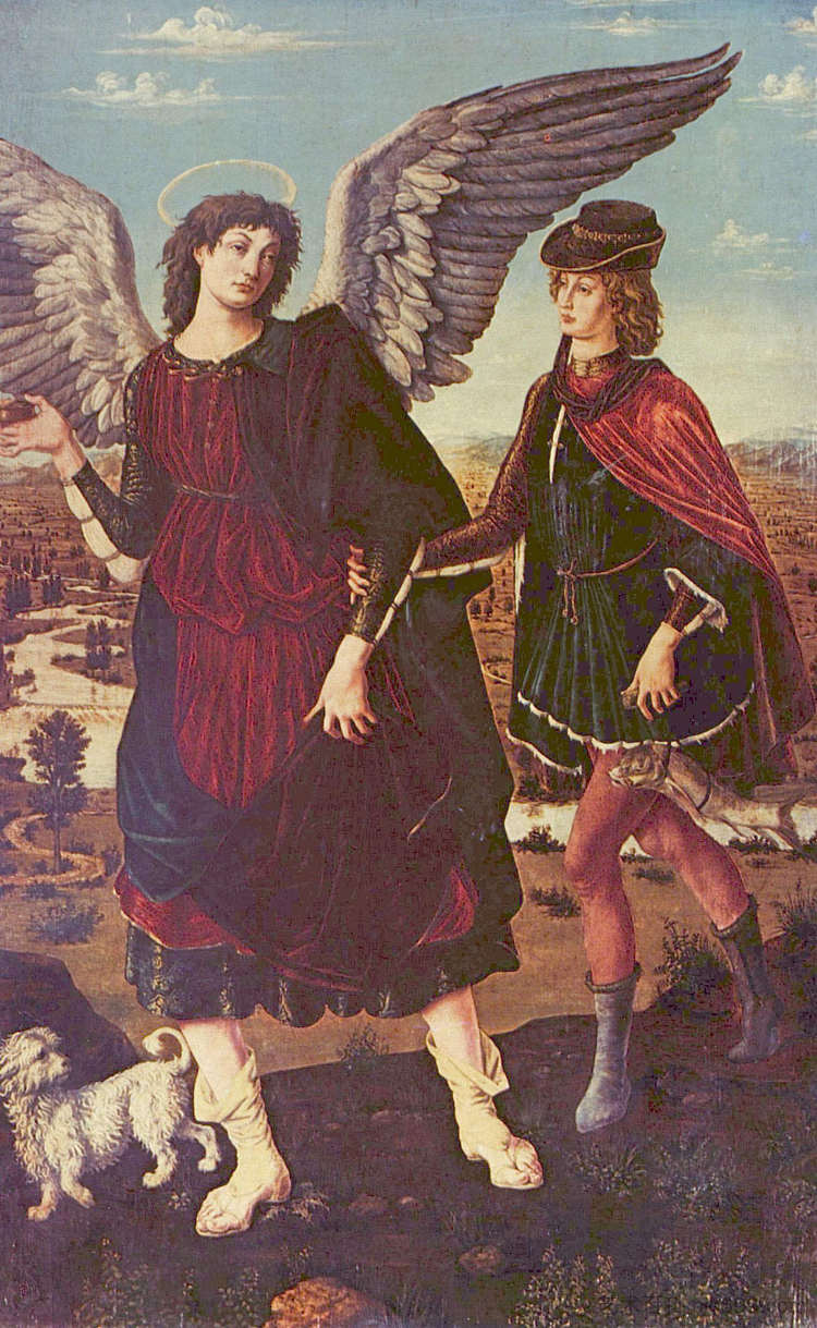 大天使拉斐尔和托比奥罗 Arcangelo Raffaele E Tobiolo,安东尼奥·德尔·波莱奥洛