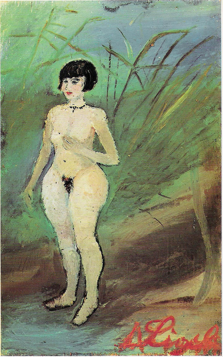 女人的裸体 Nude of woman (1929),安东尼·利加布