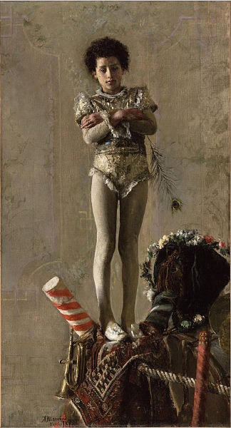 杂技演员 The acrobat (1879)，安东尼奥·曼奇尼