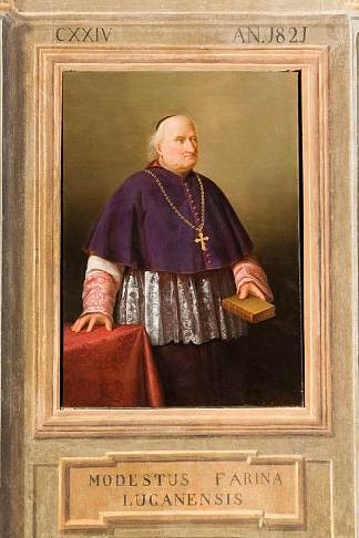 莫德斯托·法里纳主教的肖像 Portrait of the Bishop Modesto Farina (1895)，安东尼奥·保莱蒂