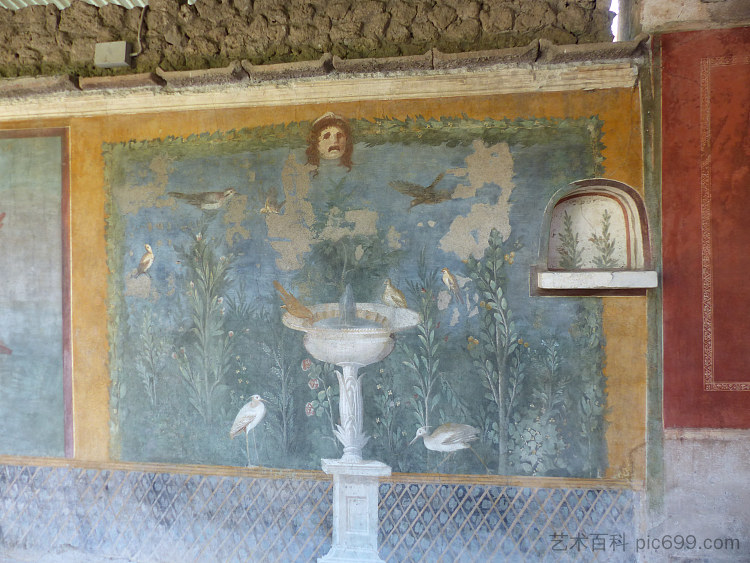 来自庞贝的阿佛洛狄忒阿纳迪奥梅内(局部) Aphrodite Anadyomene from Pompeii (detail),阿佩勒斯