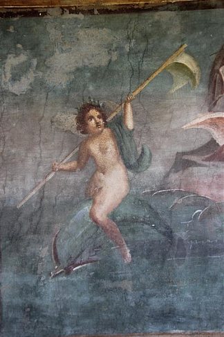 来自庞贝的阿佛洛狄忒阿纳迪奥梅内（局部） Aphrodite Anadyomene from Pompeii (detail)，阿佩勒斯