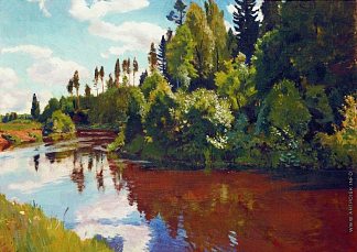 奥尔林卡河口 Orlinka river Estuary (1928)，阿尔卡季·雷洛夫