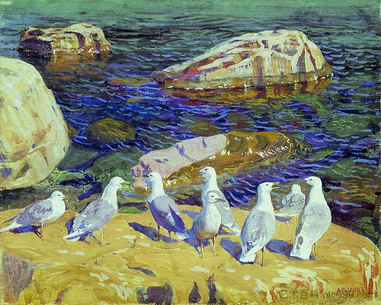 海鸥 Seagulls (1910)，阿尔卡季·雷洛夫