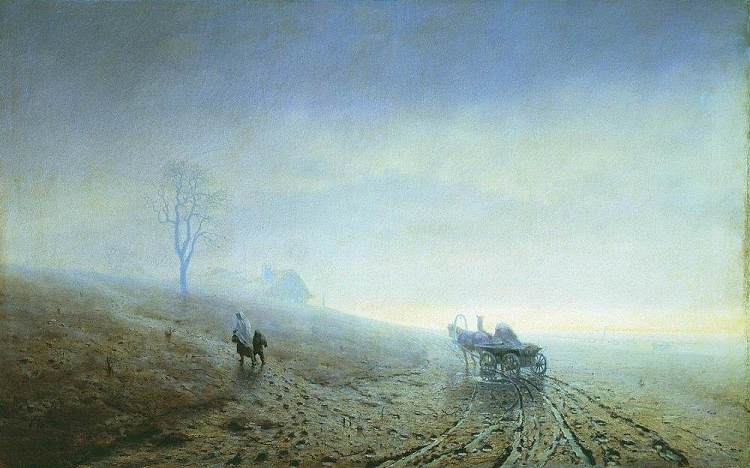 秋季道路无法通行 Autumn impassability of roads (1872)，阿尔希普·昆吉