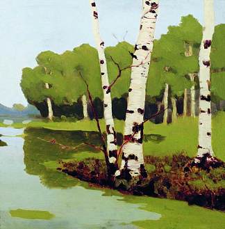 桦树 Birches (1879)，阿尔希普·昆吉