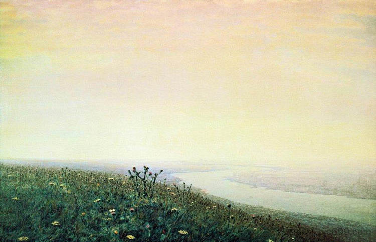 早上的第聂伯河 Dnieper in the morning (1881)，阿尔希普·昆吉