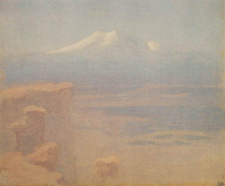 厄尔布鲁士 Elbrus (c.1900)，阿尔希普·昆吉