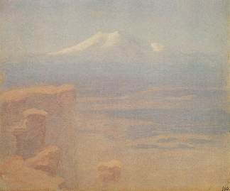 厄尔布鲁士 Elbrus (c.1900)，阿尔希普·昆吉