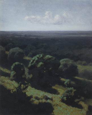 森林广阔 Forest expanse (c.1908)，阿尔希普·昆吉