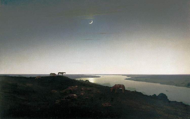 晚上 Night (c.1908)，阿尔希普·昆吉