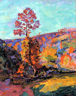 克罗赞特的景观 Paysage à Crozant (1917)，阿尔芒德·基约曼