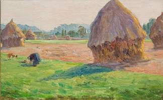 干草堆 The Haystacks (1895)，阿尔芒德·基约曼