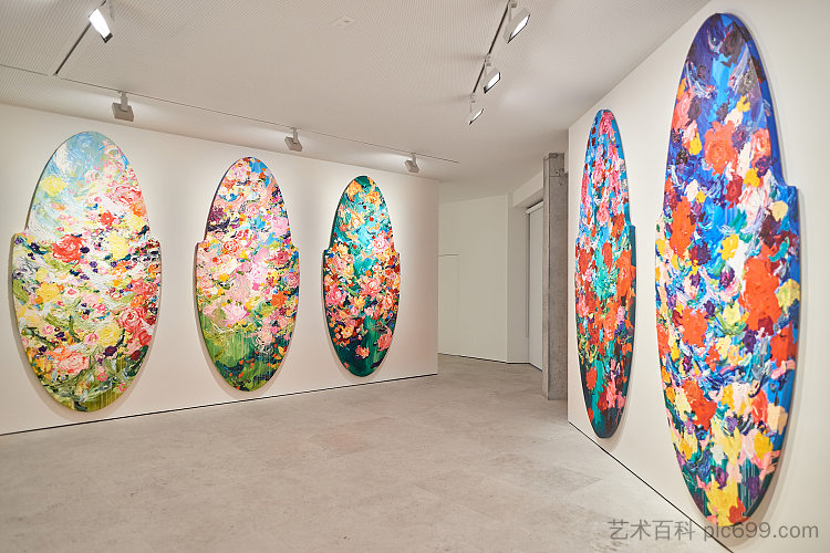 我的秘密花园,十二个月的画作 My Secret Garden, Twelve Months paintings (2018 - 2019; Brussels,Belgium ),阿恩·昆泽