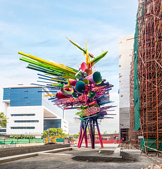 高跷屋， 孟买 Stilthouse, Mumbai (2017 – 2018; Mumbai,Maharashtra,India                     )，阿恩·昆泽