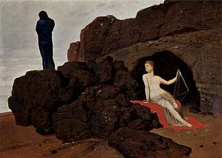 尤利西斯和卡吕普索 Ulysses and Calypso (1883)，阿诺德·勃克林