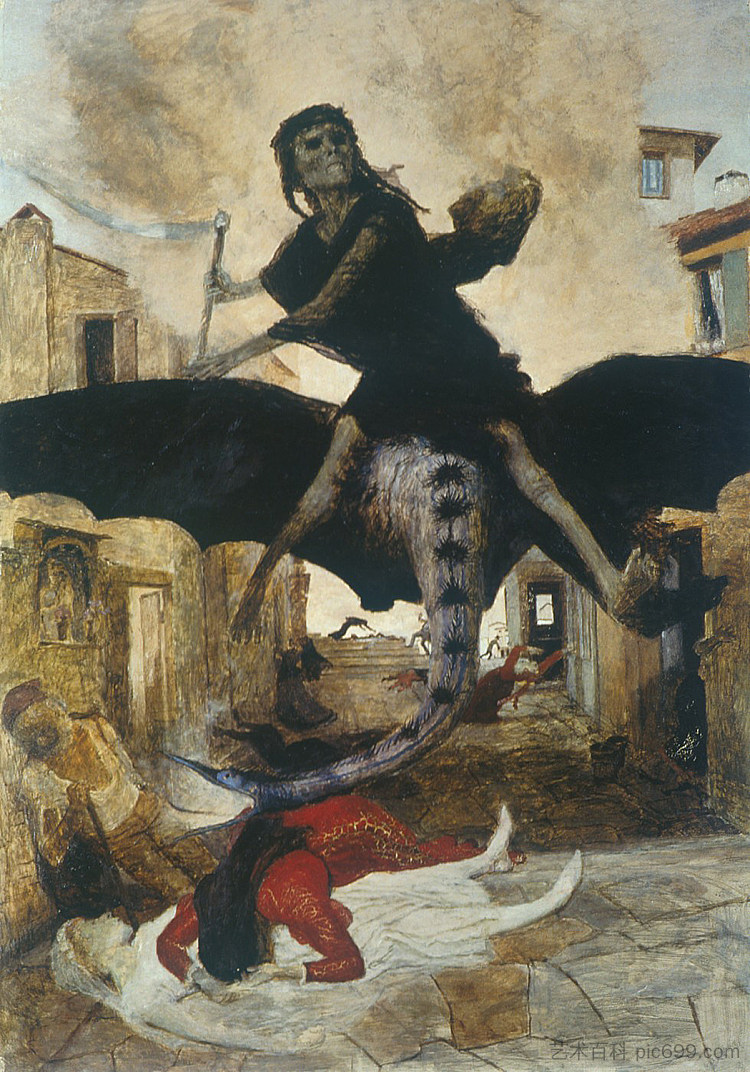 瘟疫 The Plague (1898)，阿诺德·勃克林