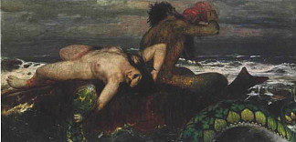 海卫一和涅瑞德 Triton and Nereid，阿诺德·勃克林