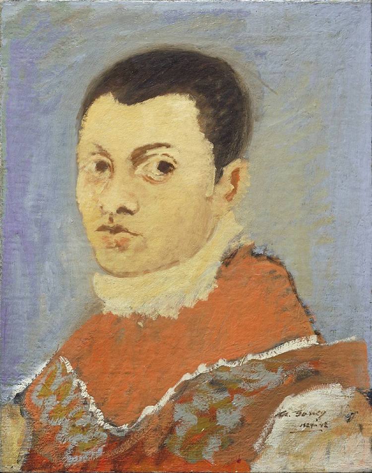 一个年轻人的肖像 Portrait of a Young Man (1924 - 1927)，阿希尔·戈尔基