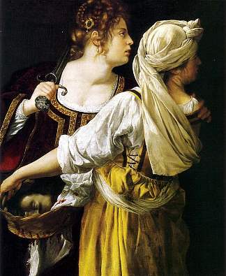 朱迪思和她的女仆 Judith and her Maidservant (1613)，阿尔泰米西亚·真蒂莱斯基