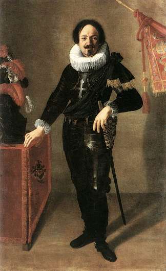 康多蒂罗的肖像 Portrait of a Condottiero (1622)，阿尔泰米西亚·真蒂莱斯基