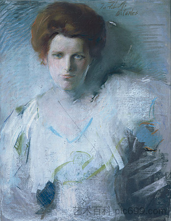 弗朗西丝·梅茨格·韦斯特 Frances Metzger West (1907)，阿瑟·毕杰·查理