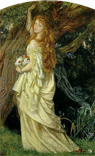 奥菲利亚 Ophelia (c.1863)，阿瑟·休斯