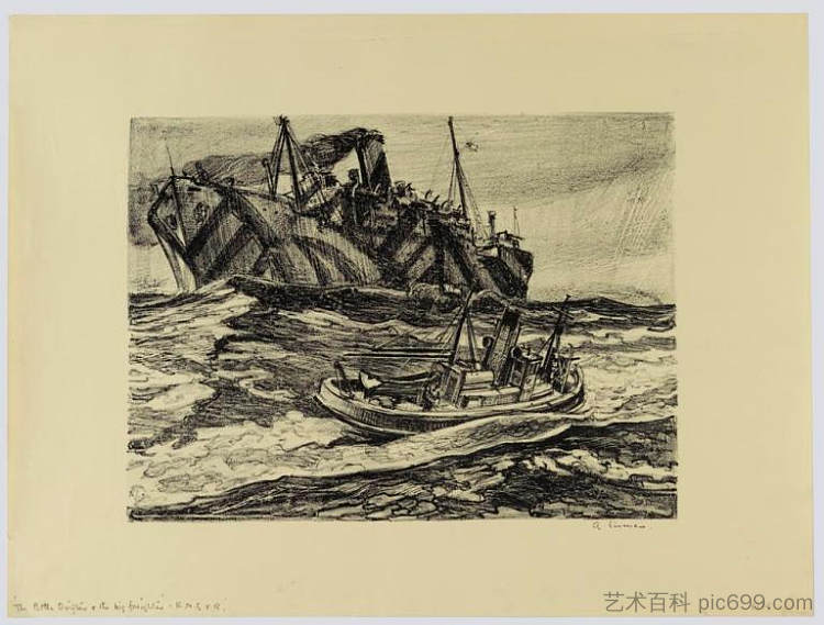 小漂泊者和大货轮 The Little Drifter and the Big Freighter (1919)，亚瑟·利斯默