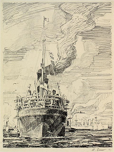 运输，哈利法克斯，新泽西州 The Transport, Halifax, N.s. (1917)，亚瑟·利斯默