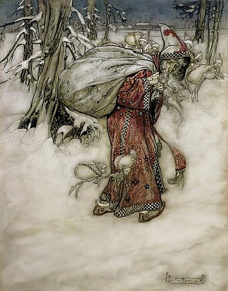 圣诞老人 Santa Claus (1907)，亚瑟·拉克姆