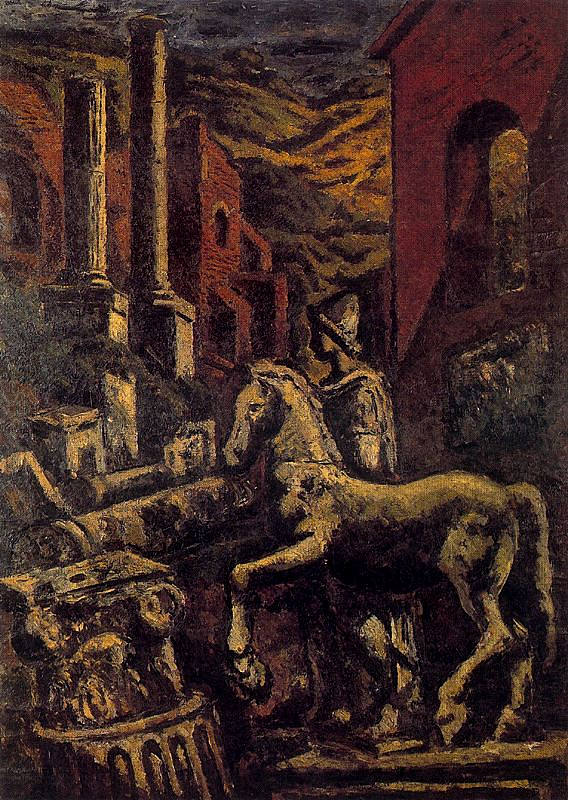 古典遗址（罗马景观） Classical Ruins (View of Rome) (1935)，阿图罗苏托