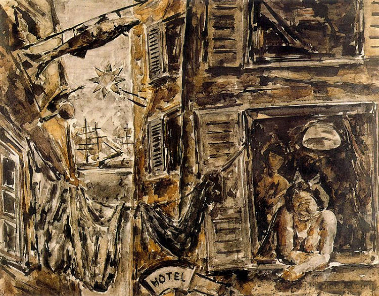 海港风光 Harbour scene (1939)，阿图罗苏托