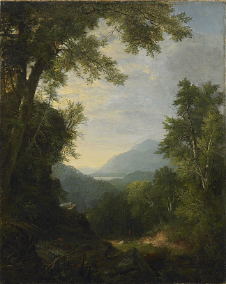 景观 Landscape (1859)，亚瑟·布朗·杜兰德