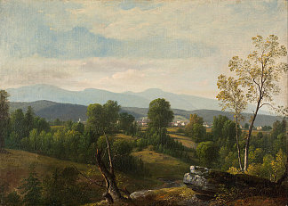 山谷的景色 A View of the Valley (1886)，亚瑟·布朗·杜兰德