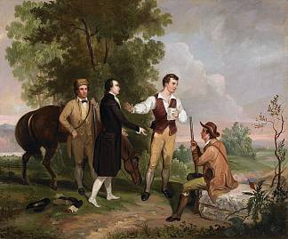 安德烈少校的俘虏 The Capture of Major Andre (1845)，亚瑟·布朗·杜兰德