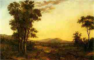 哈德逊河景观 Hudson River Landscape，亚瑟·布朗·杜兰德