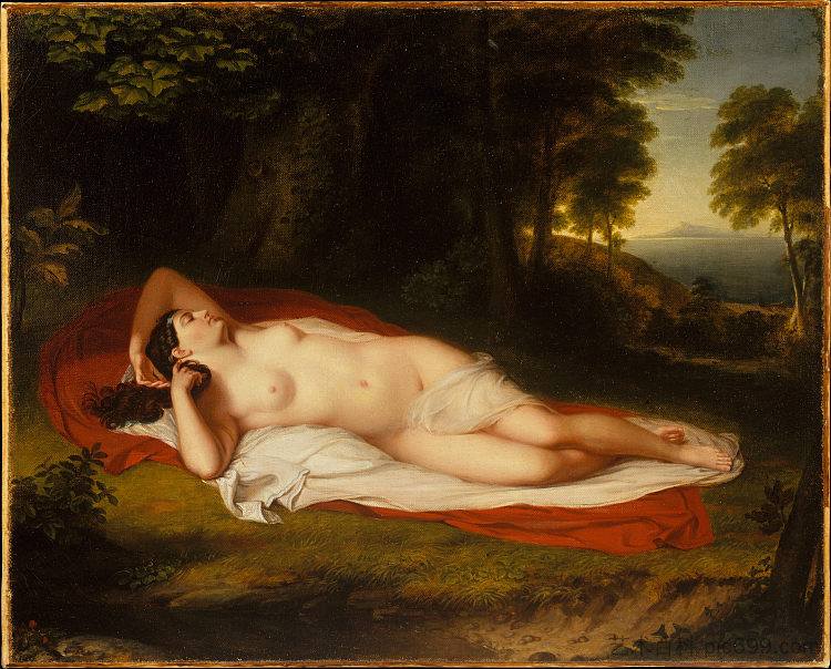 阿里阿德涅 Ariadne (c.1831 - c.1835)，亚瑟·布朗·杜兰德