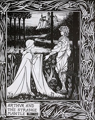 亚瑟与奇异地幔 Arthur and the Strange Mantle (1893 – 1894)，奥博利·比亚兹莱