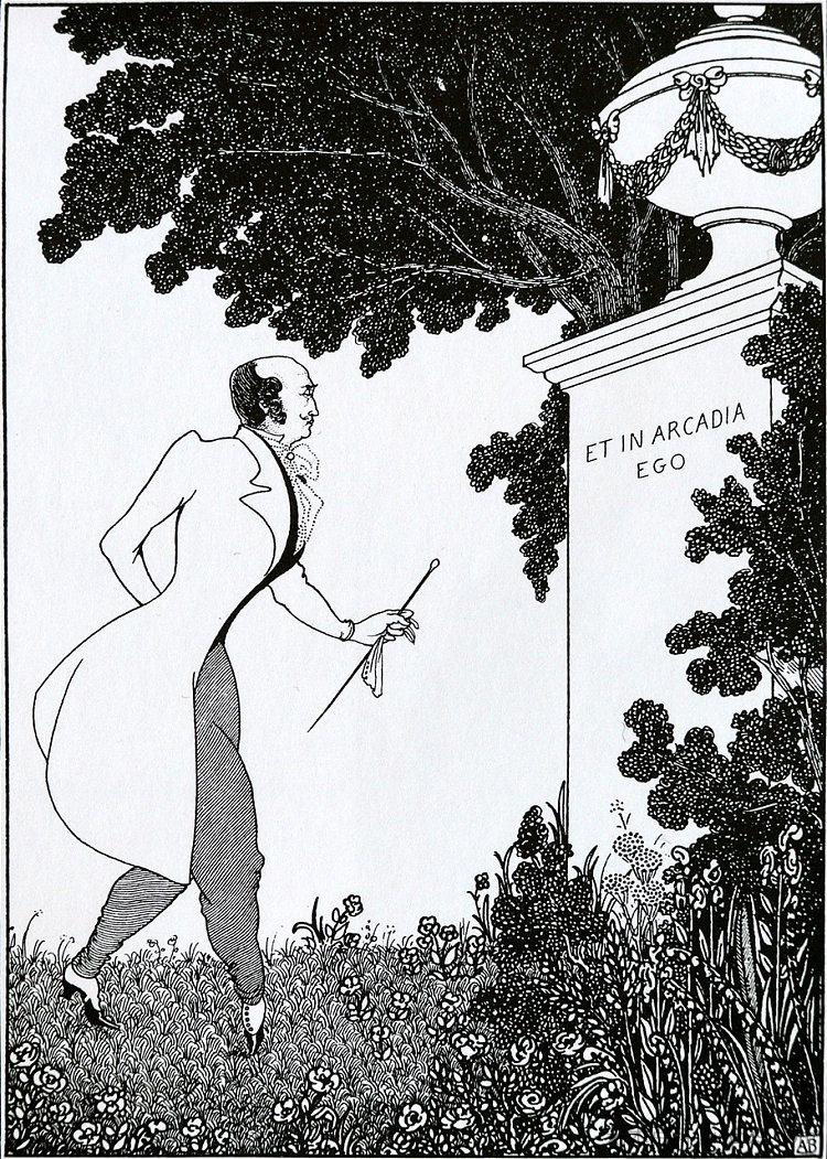 Et in Arcadio Ego Et in Arcadio Ego (1896)，奥博利·比亚兹莱