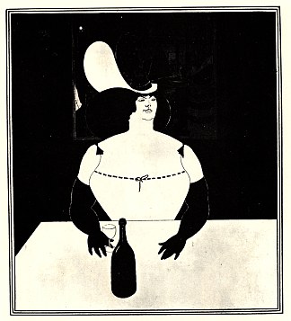 胖女人 The Fat Woman (1894)，奥博利·比亚兹莱