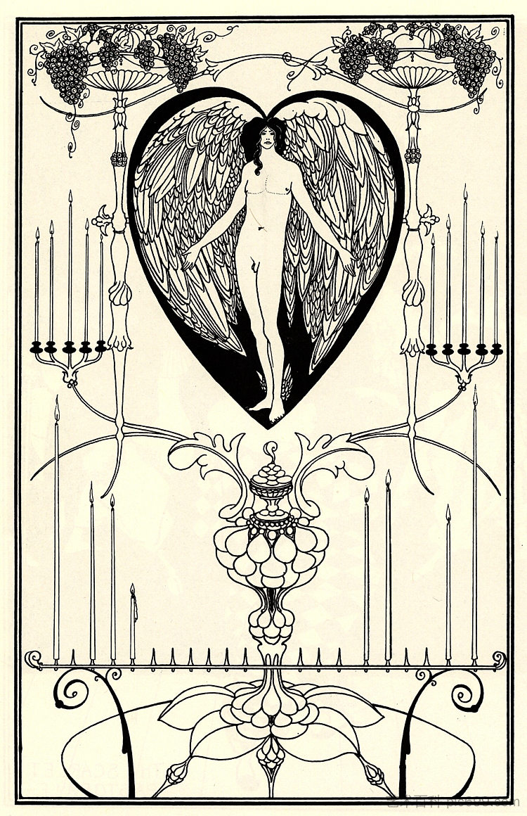 爱的镜子 The Mirror of Love (1895)，奥博利·比亚兹莱