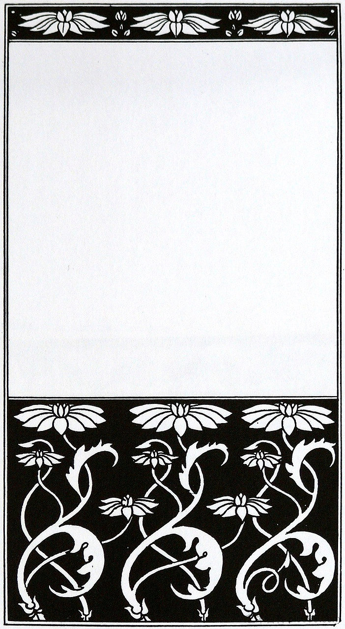不和谐的标题页 Title page of Discords (c.1894),奥博利·比亚兹莱